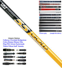 Load image into Gallery viewer, UST Mamiya Gold 55/65 Driver & Fairway Golf Shafts with adapter & grip