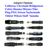 Load image into Gallery viewer, SK Fiber Hypersonic Graphite Golf Shafts, Satin Black with adapter and grip
