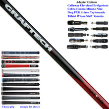 Load image into Gallery viewer, Graftech GT55 Graphite Driver & Fairway Golf Shaft with adapter and grip