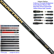 Load image into Gallery viewer, Graftech GT75 Graphite Driver & Fairway Golf Shafts with adapter and grip