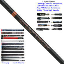 Load image into Gallery viewer, New Graftech GT75 Graphite Driver & Fairway Golf Shaft with Adapter & Grip