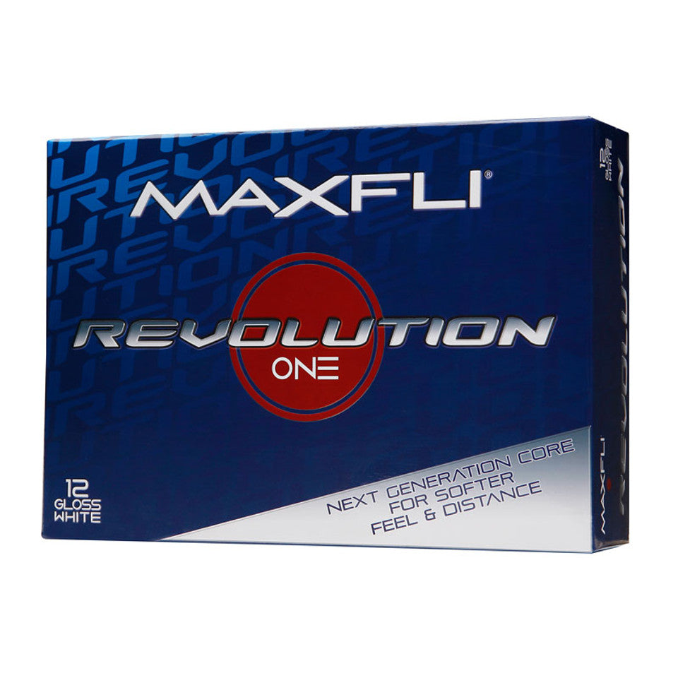 Maxfli Revolution One Golf Balls (12 pk) - White