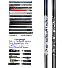 Load image into Gallery viewer, Powerflex Graphite Driver / Fairway / Hybrid / Rescue Golf Shafts with adapter & grip