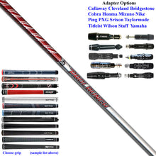 Load image into Gallery viewer, Grafalloy ProLaunch Red 65 Graphite Wood Shafts - with Adapter & Grip