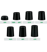 Load image into Gallery viewer, 2 pcs Parallel Iron Golf Ferrules .370 - Black