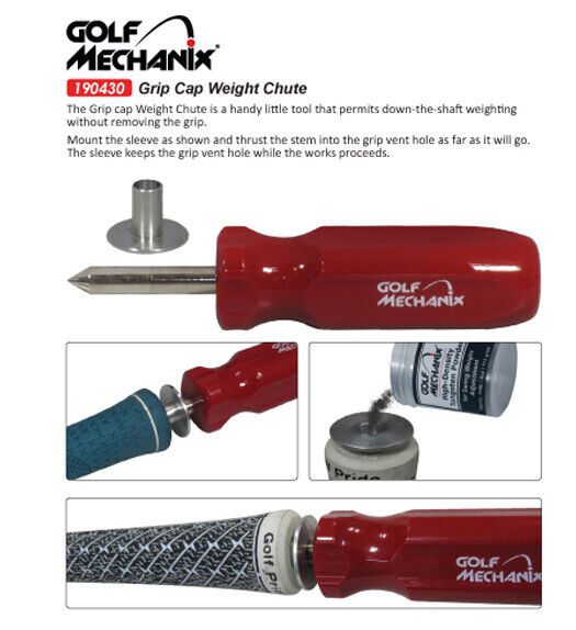 Golf Mechanix Golf Grip Saver Tool - for Adding weight Down a Golf