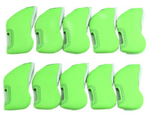 Load image into Gallery viewer, Golf Club Head Covers for Irons with Clear Window to Identify Club. Pack of 10. Was $26.90