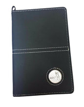 Load image into Gallery viewer, DELUXE GOLF SCORE CARD HOLDER BLACK PU LEATHER Special was $19.90