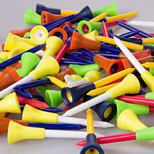 Load image into Gallery viewer, 200 Plastic & Rubber Cushion Top Golf Tees 83mm - High Quality - Fast Dispatch