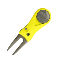 Load image into Gallery viewer, Stainless Steel Golf Green Divot Repair Tool with Magnetic ball marker