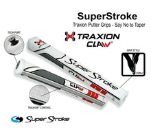Load image into Gallery viewer, Superstroke Traxion claw putter grip - All colours &amp; Sizes
