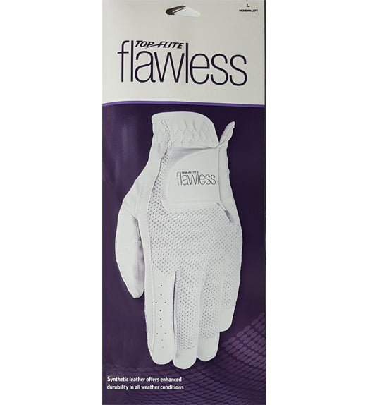 Top Flite Woman's Flawless Golf Gloves - Left Hand glove for a right handed golfer