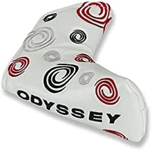Load image into Gallery viewer, Odyssey Swirls White / Black / Red Blade Putter cover
