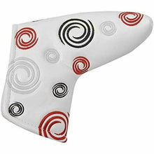 Load image into Gallery viewer, Odyssey Swirls White / Black / Red Blade Putter cover
