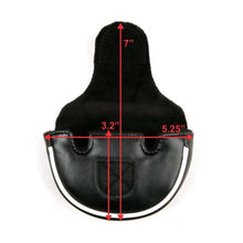 Load image into Gallery viewer, Putter Head Cover - Black - Mallet Type - Type - Fits most Mallet Putters