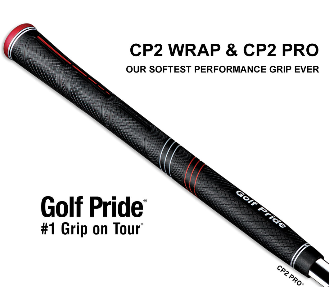 Golf Pride CP2 Wrap & Pro Golf Grips - Std Mid & Jumbo / Oversize