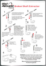 Load image into Gallery viewer, Broken Shaft Tip Extractor for Woods and Irons (set)
