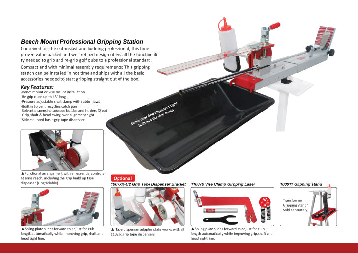 Bench or Vice Mount Professional Gripping Station
