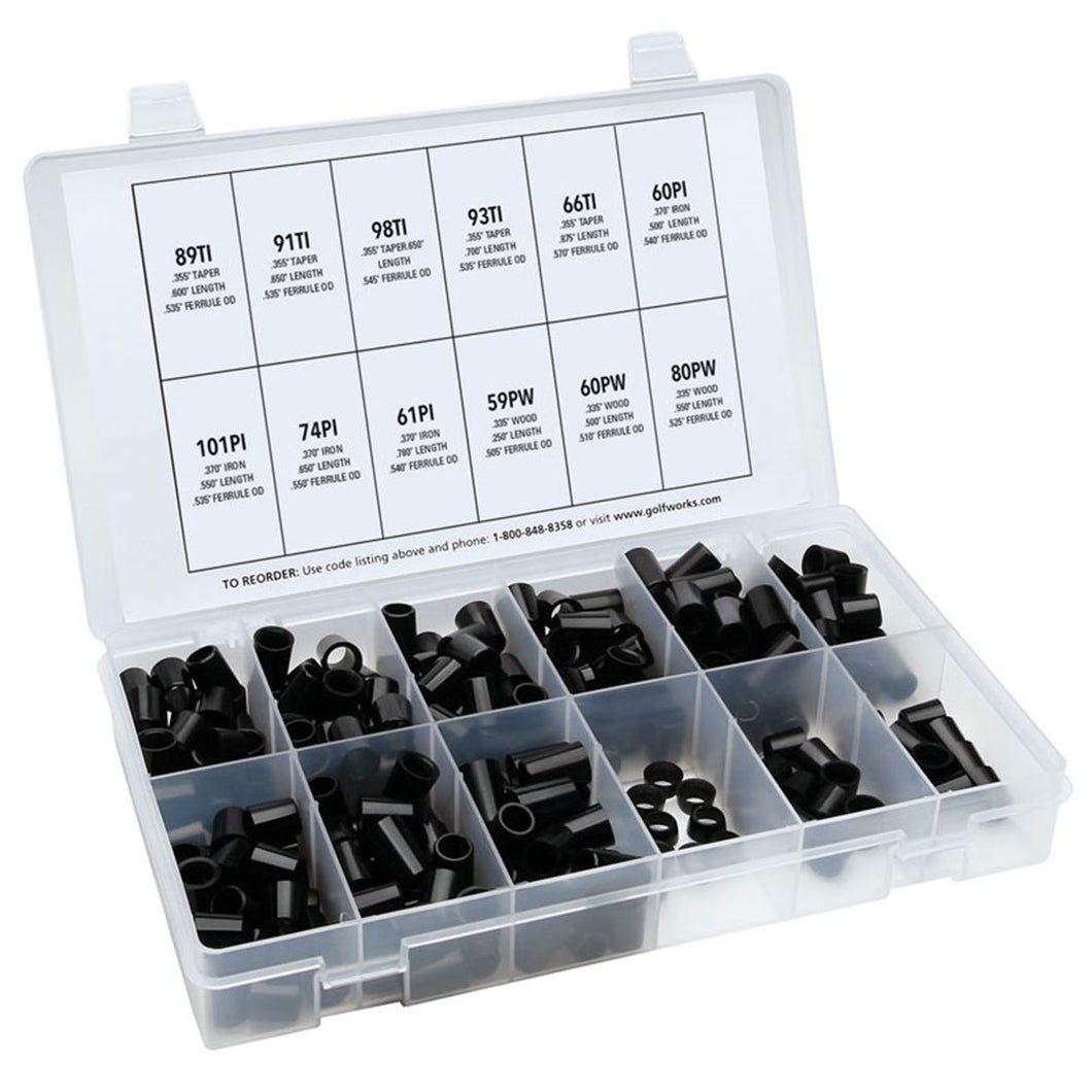 The GolfWorks Black Ferrule Kit