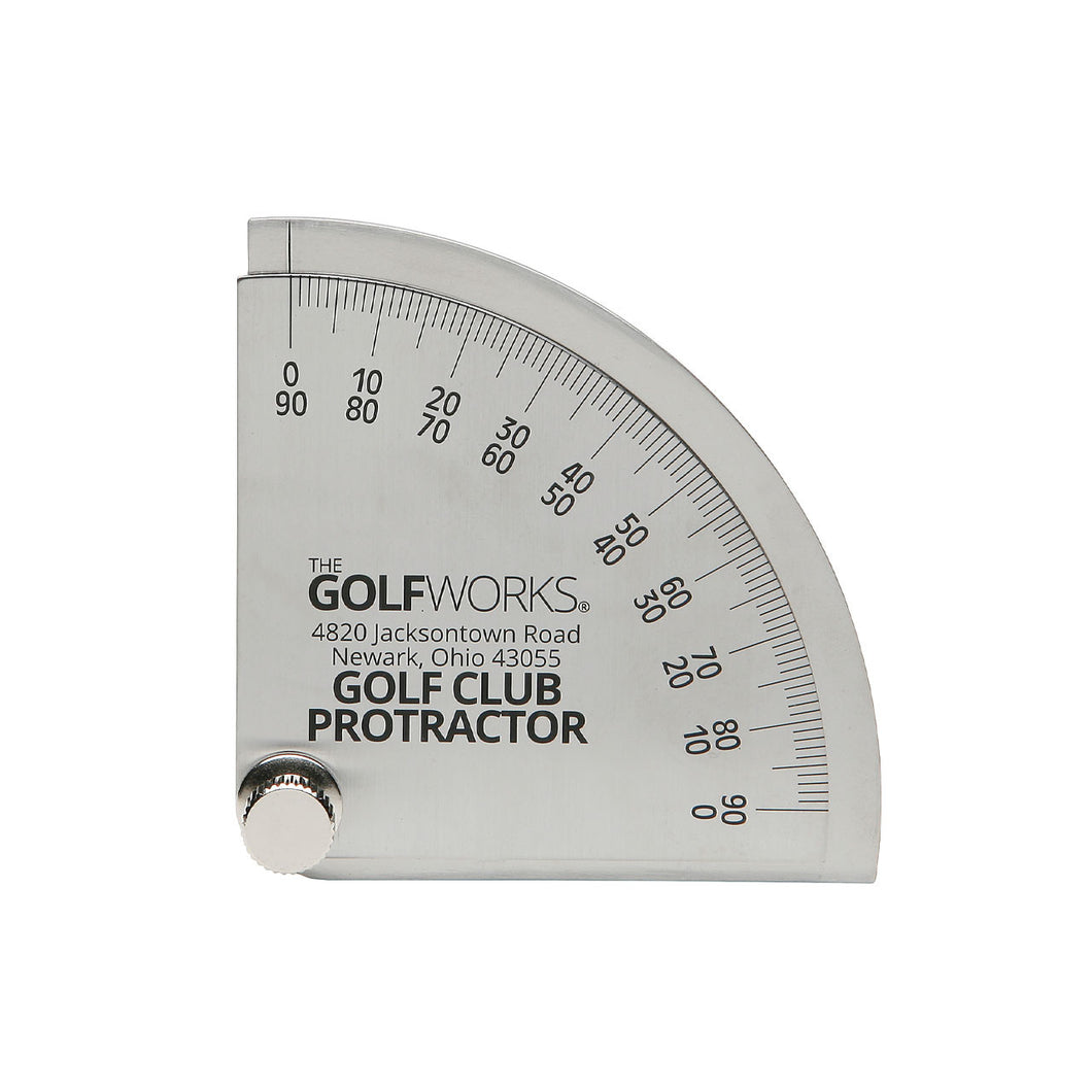 Golf Club Loft and Lie Angle Protractor - Measures Irons, Woods, Putters