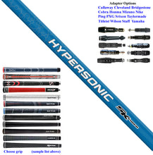 Load image into Gallery viewer, SK Fiber Hypersonic driver/Fairway Graphite Golf Shafts, Satin Blue with adapter and grip
