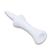 Load image into Gallery viewer, 200 White PLASTIC STEP GOLF TEES Medium (54 mm)
