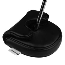 Load image into Gallery viewer, Sahara Synthetic Leather Zero Torque Universal Putter Headcover - Black

