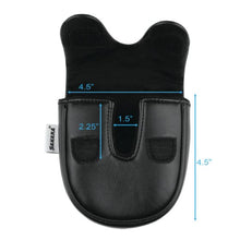 Load image into Gallery viewer, Sahara Synthetic Leather Zero Torque Universal Putter Headcover - White
