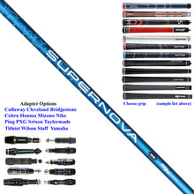 Load image into Gallery viewer, SUPERNOVA performance golf shafts 40, 50 &amp; 60 gm Driver shafts with adapter &amp; grip
