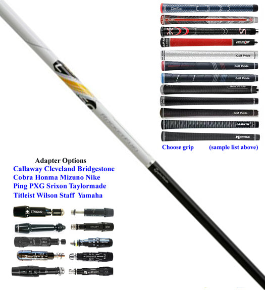 TaylorMade Fujikura Rocket Fuel 50 Graphite Driver / Fairway Golf Shafts with adapter & Grip