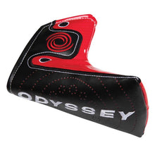 Load image into Gallery viewer, Odyssey Toe Up Black/Red/White Blade Putter cover
