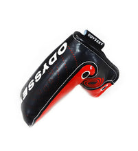 Load image into Gallery viewer, Odyssey Toe Up Black/Red/White Blade Putter cover
