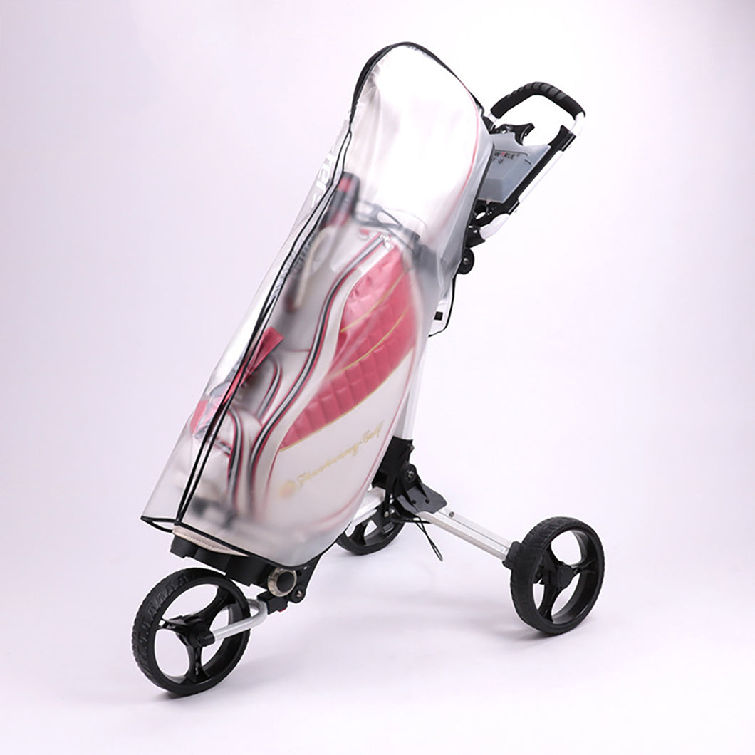 NEW PVC ZIPPERED GOLF BAG RAIN COVER - Easy access to clubs