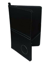 Load image into Gallery viewer, DELUXE GOLF SCORE CARD HOLDER BLACK PU LEATHER
