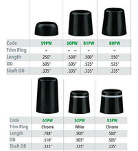 Load image into Gallery viewer, 2 pcs Parallel Wood Golf Ferrules .335 - All Colours

