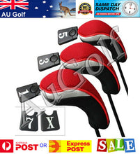 Load image into Gallery viewer, Set of 3 Golf Club Wood Head Covers
