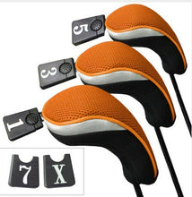 Load image into Gallery viewer, Set of 3 Golf Club Wood Head Covers - 6 colours
