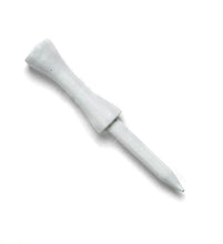 Load image into Gallery viewer, 200 White PLASTIC STEP GOLF TEES LARGE (76 mm)
