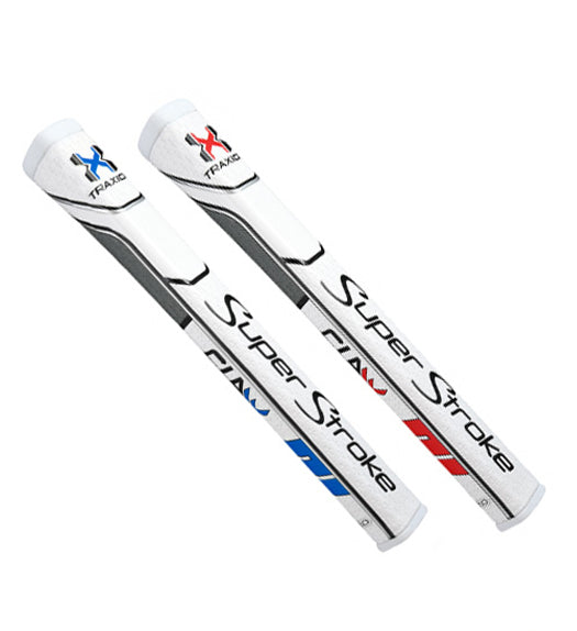 Poignée De Putter SuperStroke Traxion Claw 2.0 - Midsize - Rouge/Blanc/Gris - NEUF