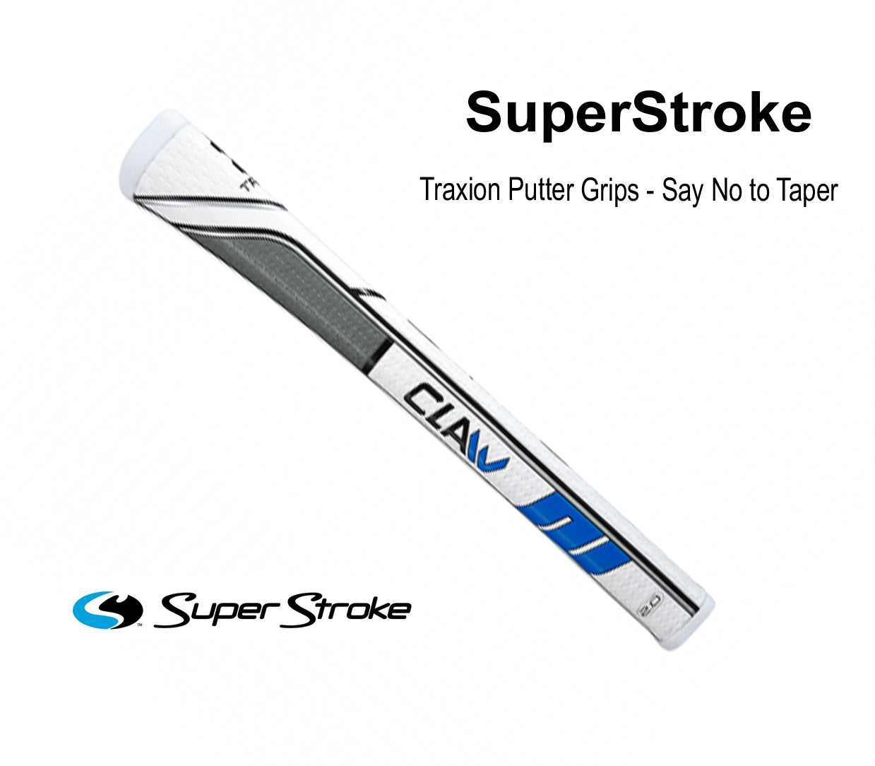Poignée de putter SuperStroke Traxion Claw 2.0 neuve (rouge