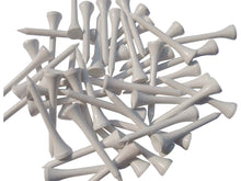 Load image into Gallery viewer, 500 - White Wood / WOODEN GOLF TEES 54 mm
