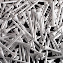 Load image into Gallery viewer, 500 - White Wood / WOODEN GOLF TEES 54 mm
