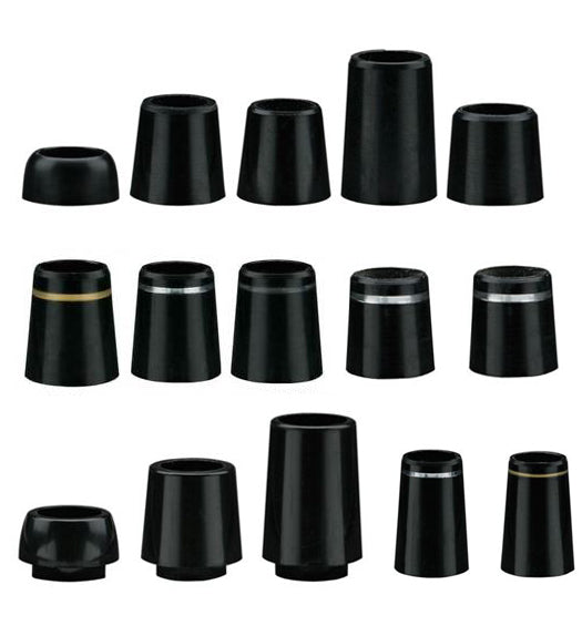 2 pcs golf club ferrules for .335 wood shafts - all sizes and colours