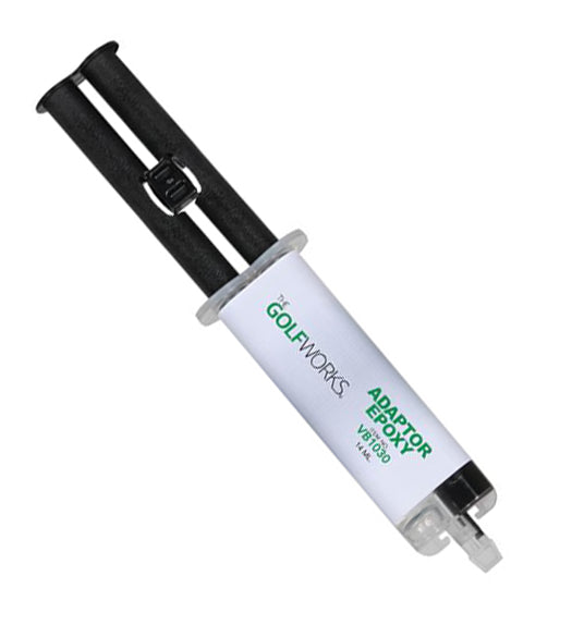 The GolfWorks - Adaptor Adhesive Epoxy Black - Club Assembly Adapter Glue