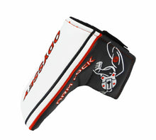 Load image into Gallery viewer, Odyssey Arm Lock Black/Red/White Blade Putter cover
