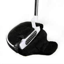 Load image into Gallery viewer, Putter Head Cover - Black - Mallet Type - Type - Fits most  Mallet Putters
