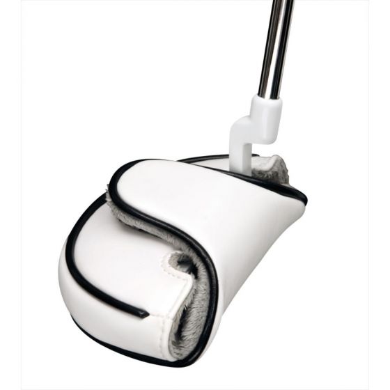 Putter Head Cover - White - Mallet Type - Fits most  Mallet Putters