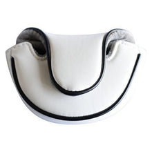 Load image into Gallery viewer, Putter Head Cover - White - Mallet Type - Fits most  Mallet Putters
