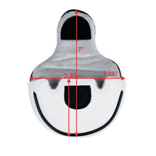 Load image into Gallery viewer, Putter Head Cover - White - Mallet Type - Fits most  Mallet Putters
