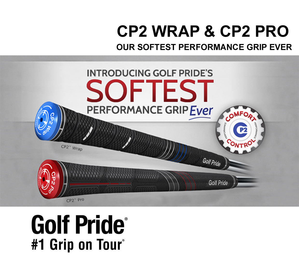 Golf Pride CP2 Wrap & Pro Golf Grips - Std Mid & Jumbo / Oversize – AUGolf